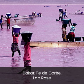 Dakar, Île de Gorée, Lac Rose